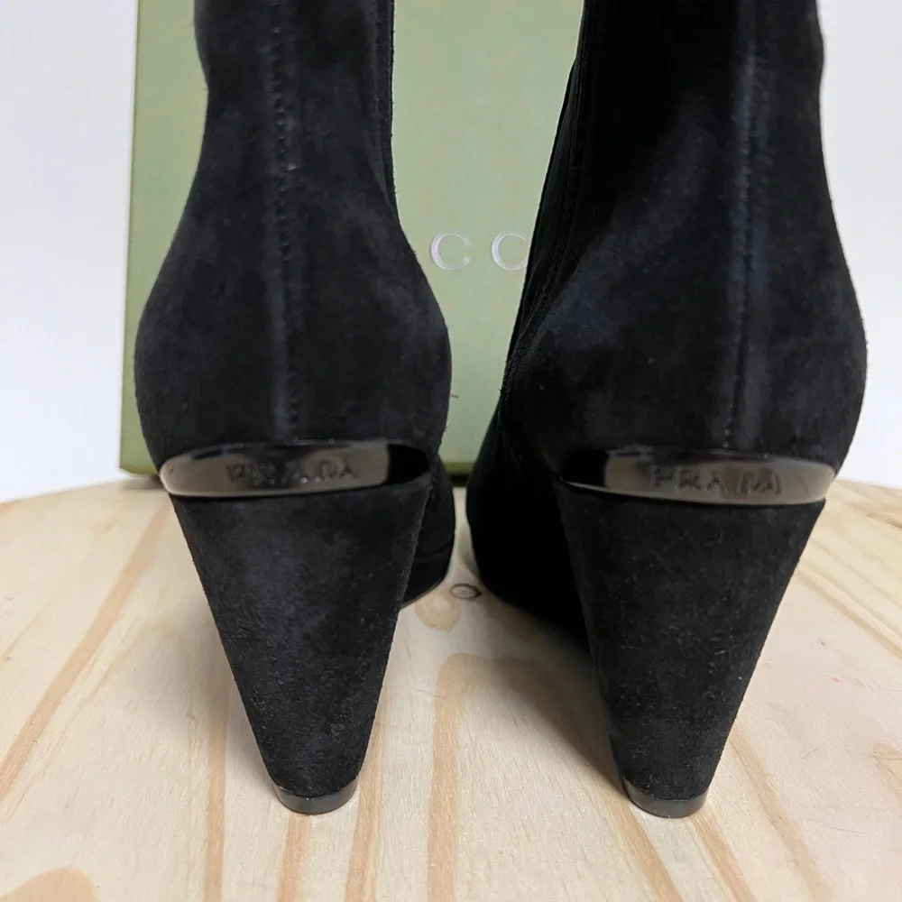 PRADA NEW platform leather boots! - Picture 1 of 13